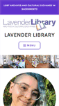 Mobile Screenshot of lavenderlibrary.com